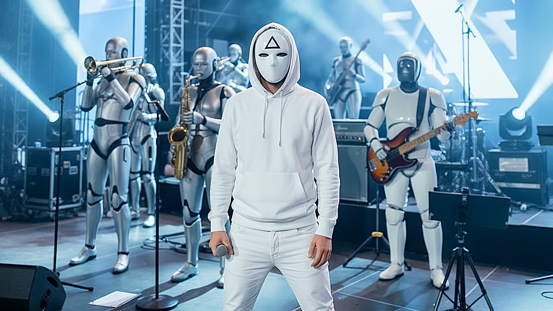 Thumbnail: Ich und KI – Musikprojekt